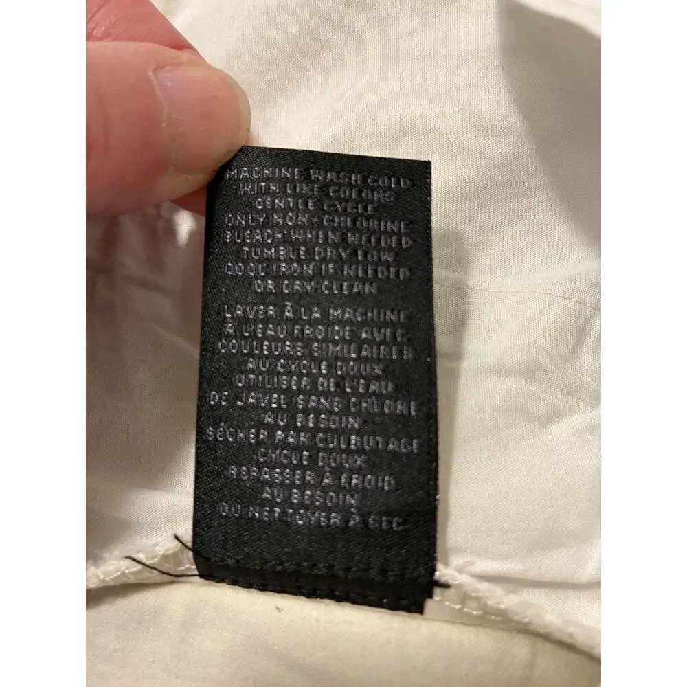 Magaschoni Man Shorts Mens 32 Beige Cream Flat Front Cotton Stretch Casual